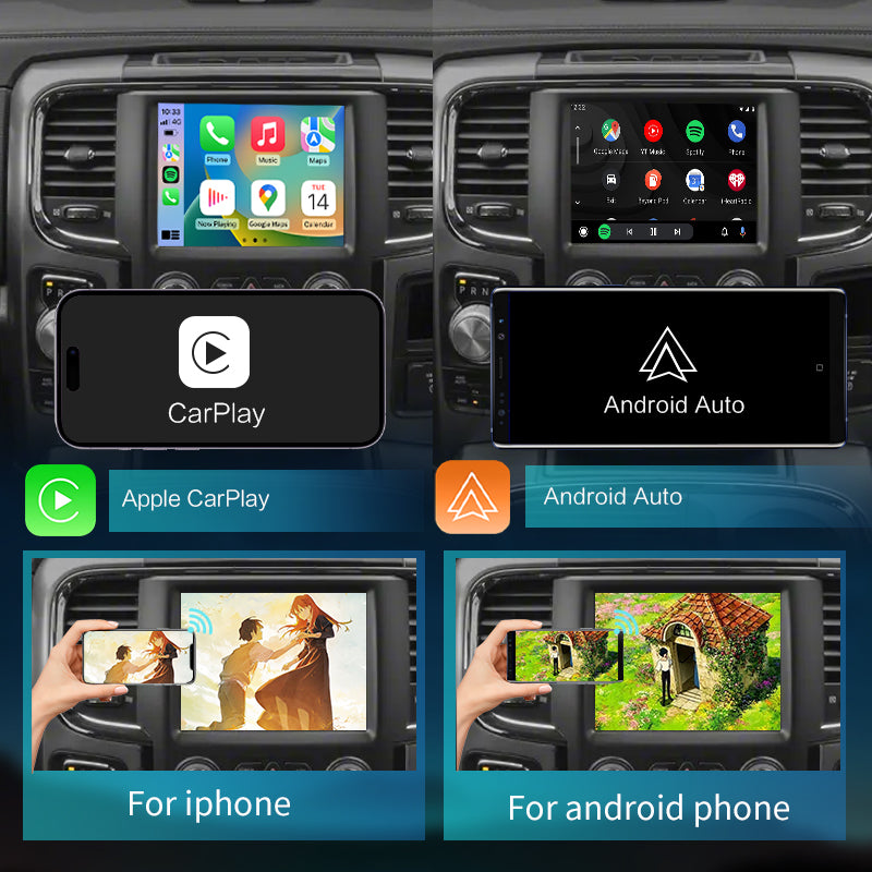 Smart Wireless / Android Auto Adapter For Dodge Ram 2014-2017