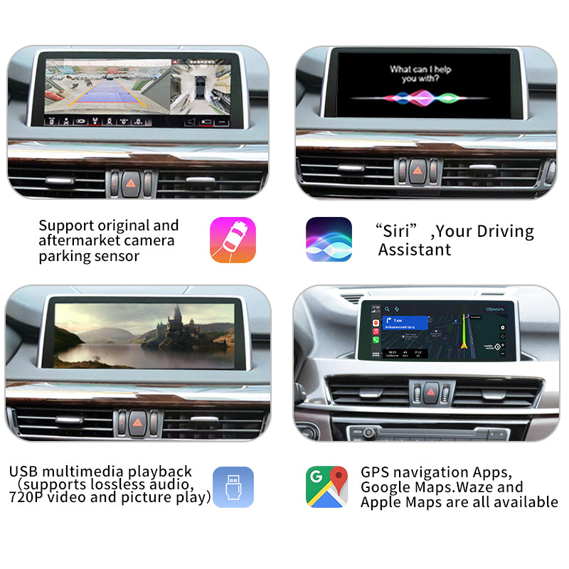 Wireless CarPlay Android Auto for BMW 1 2 3 4 5 7 Series X1 X3 X4 X5 X