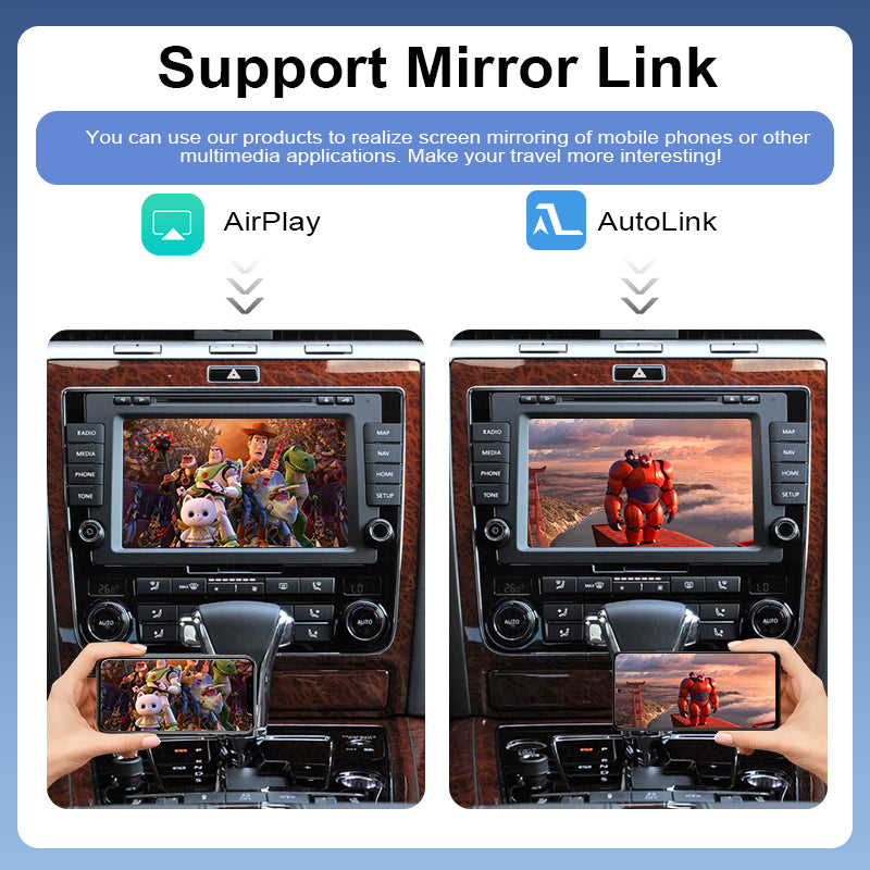 Wireless Carplay & Android Auto Module For VW Volkswagen Magotan Tiguan Passat RNS510 Series Phaeton Skoda Android Auto