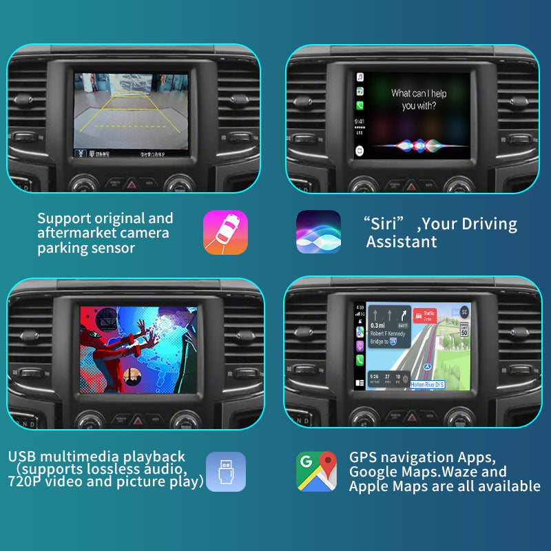 Smart Wireless / Android Auto Adapter For Dodge Ram 2014-2017
