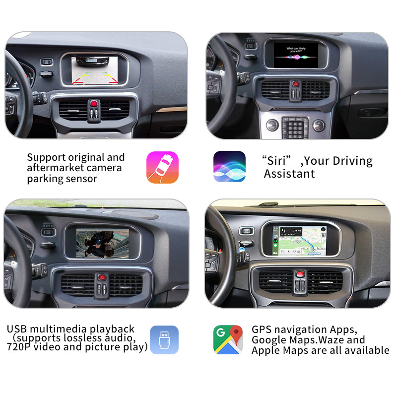 Wireless CarPlay for Volvo V40 2015-2019 XC60 S60L 7