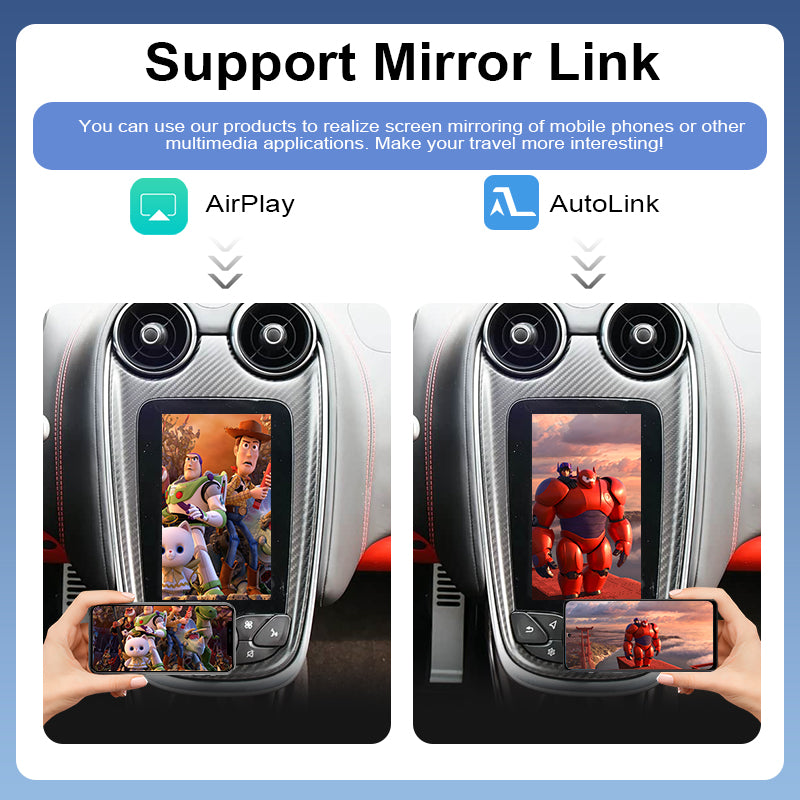 Wireless Apple CarPlay Android Auto Adapter Box Compatible for McLaren 12C 650S 570S 600LT 540C 675LT CarPlay Integration Module