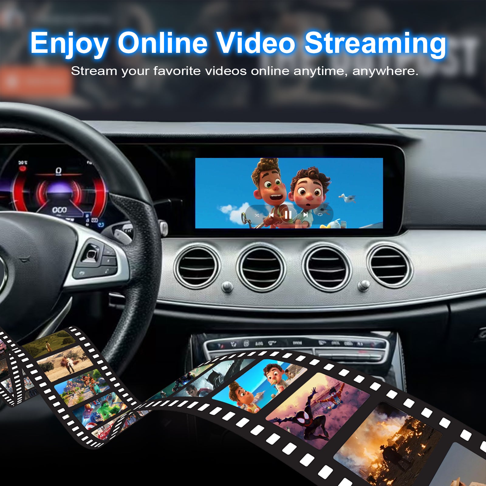 Qualcomm Android 14 Dual Screen Upgrade for Mercedes E-Class
