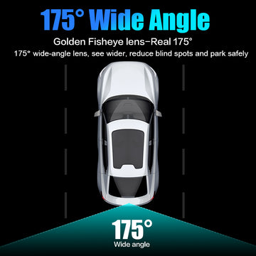 1080P AHD Car Backup Camera 170° Fisheye Golden Lens Night Vision Waterproof Universal for VW Audi Nissan Kia Mazda Toyota Honda