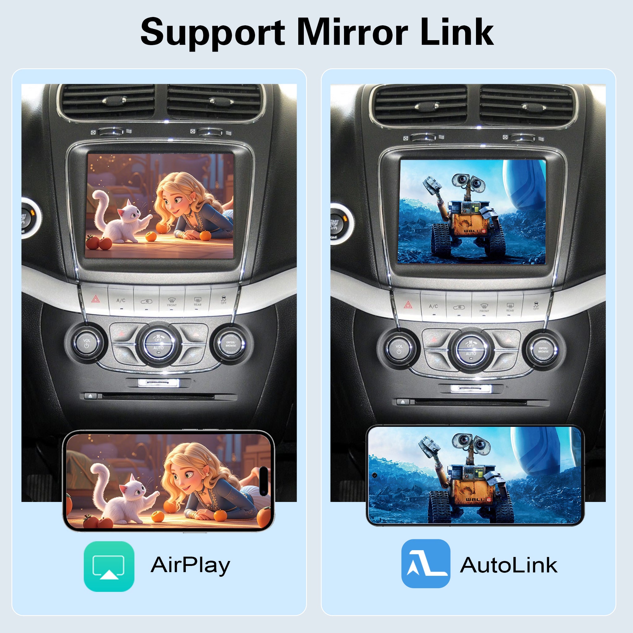 Wireless CarPlay & Android Auto Module for Fiat Freemont / 500 / 500X (2013-2014) | ONLY for 8.4