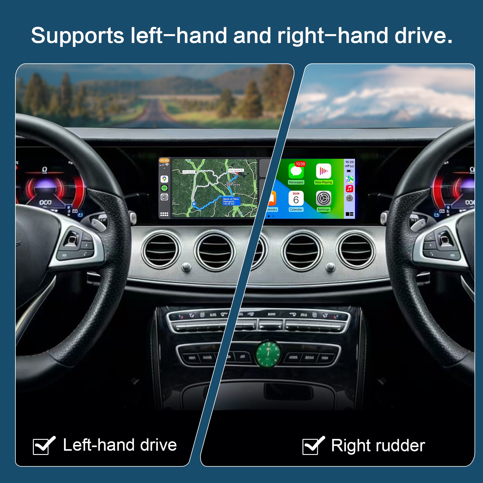 Qualcomm Android 14 Dual Screen Upgrade for Mercedes E-Class