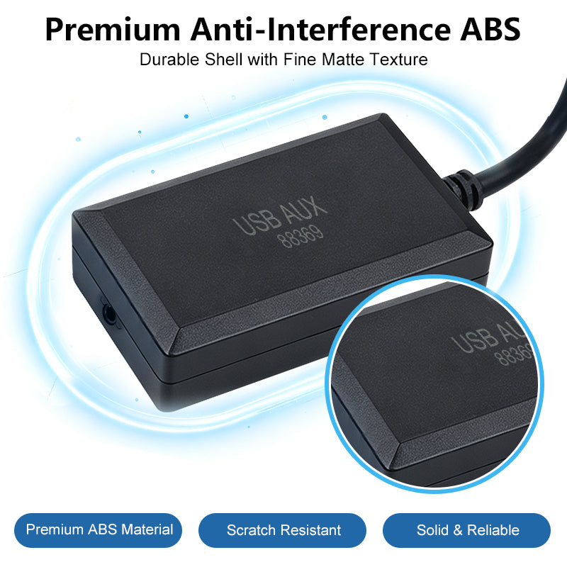 AUX to USB Adapter for Mercedes Benz NTG 5.0/5.1/5.5/6.0 System Audio Input Output Converter Aux Activator