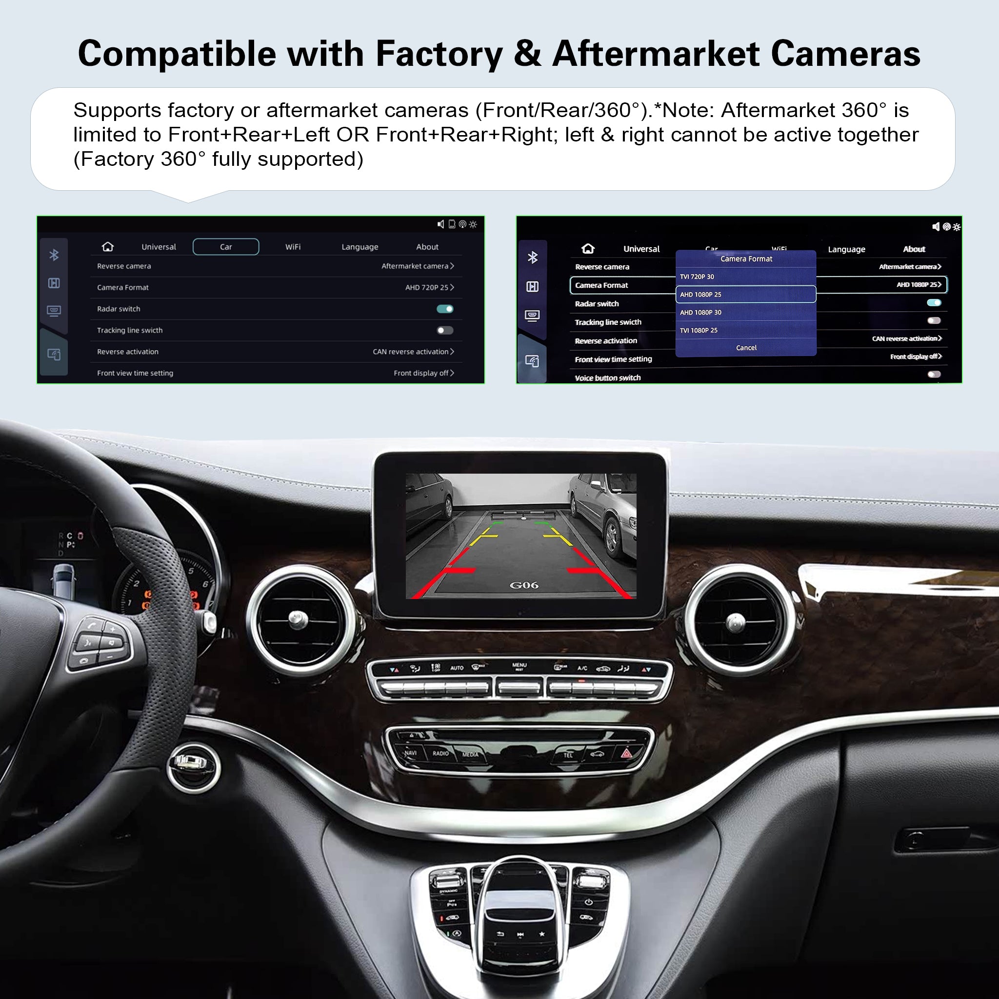 Wireless CarPlay & Android Auto Module for Mercedes-Benz V-Class / Vito (W447) | NTG 5.0 & NTG 6.0 Upgrade