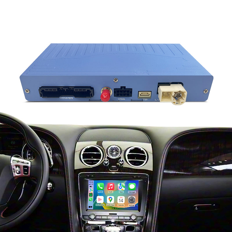 Wireless CarPlay & Android Auto | OEM Factory Screen Upgrade for VW RNS510 & Bentley RNS810