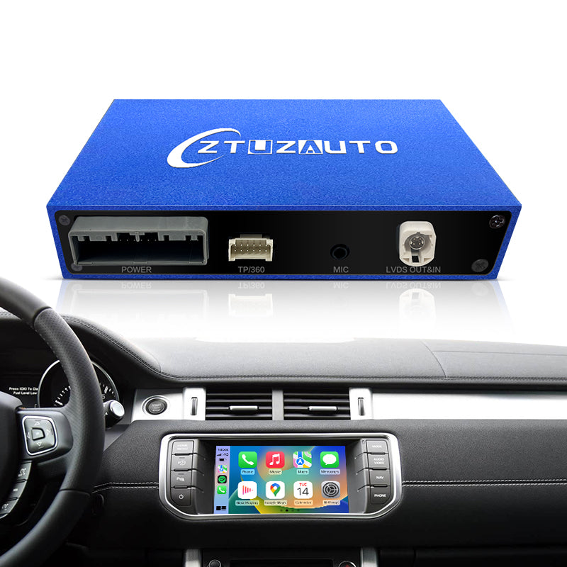 ZTUZAUTO Wireless Carplay Android Auto Decoder Adapter Bosch Box Module for Land Rover Discovery 4 Evoque Freelander2 Jaguar XE XF XJL Upgrade