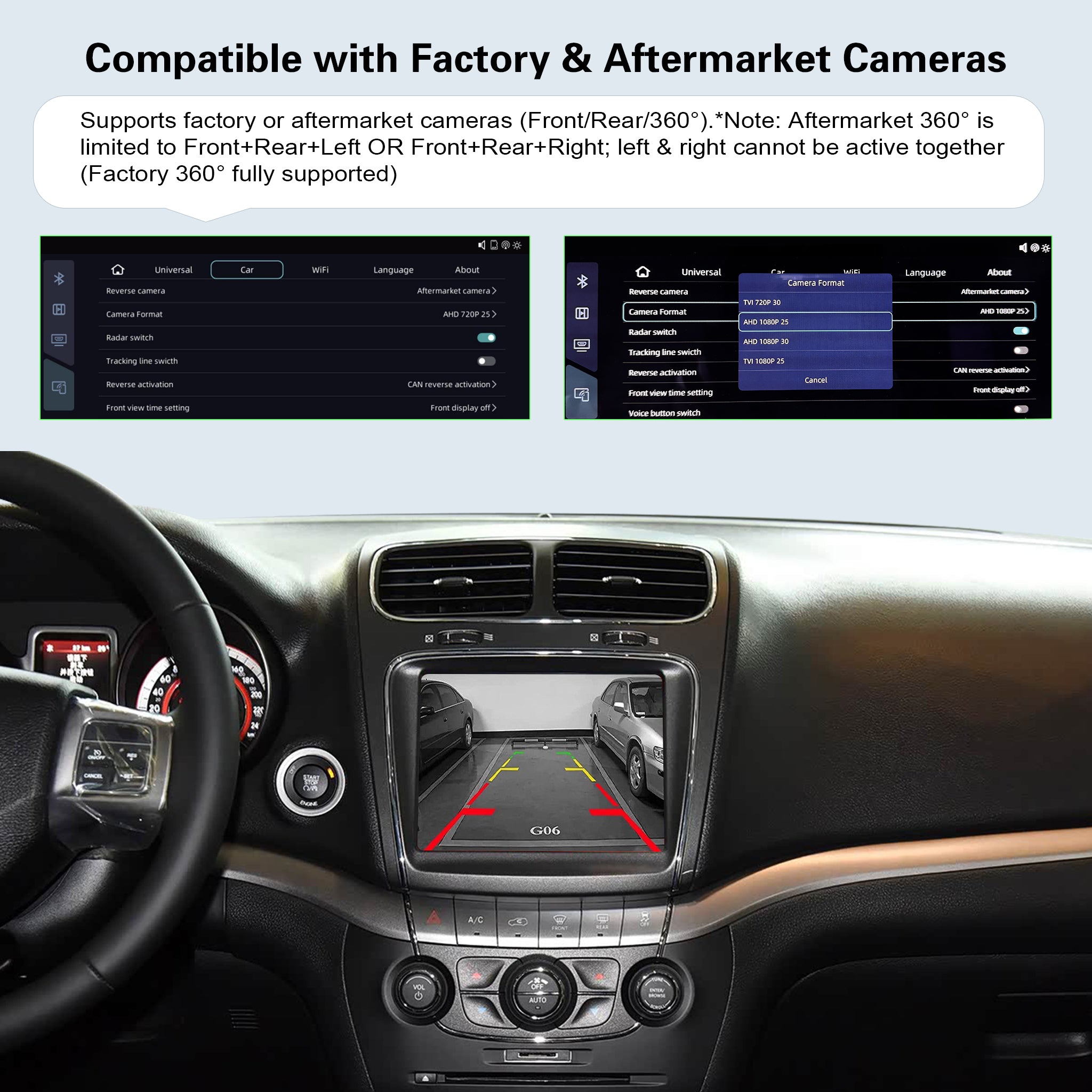 Gen3 CarPlay Decoder Module for Dodge Uconnect Radio Dodge Challenger / Viper Ram  / Journey  / Dart OEM Factory Screen Upgrade