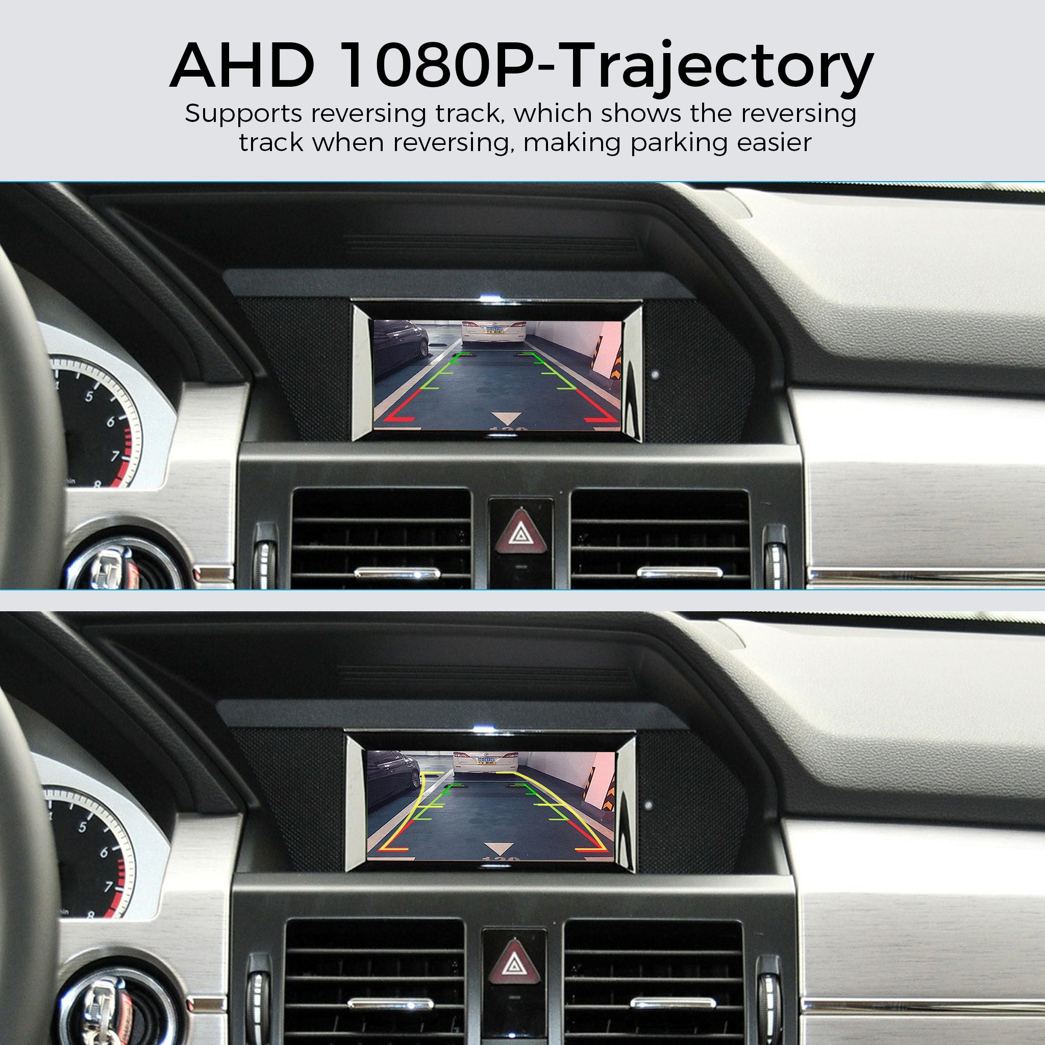 Rear View Backup Camera for Mercedes-Benz C E S GLK GLA Class | Trunk Handle Replacement