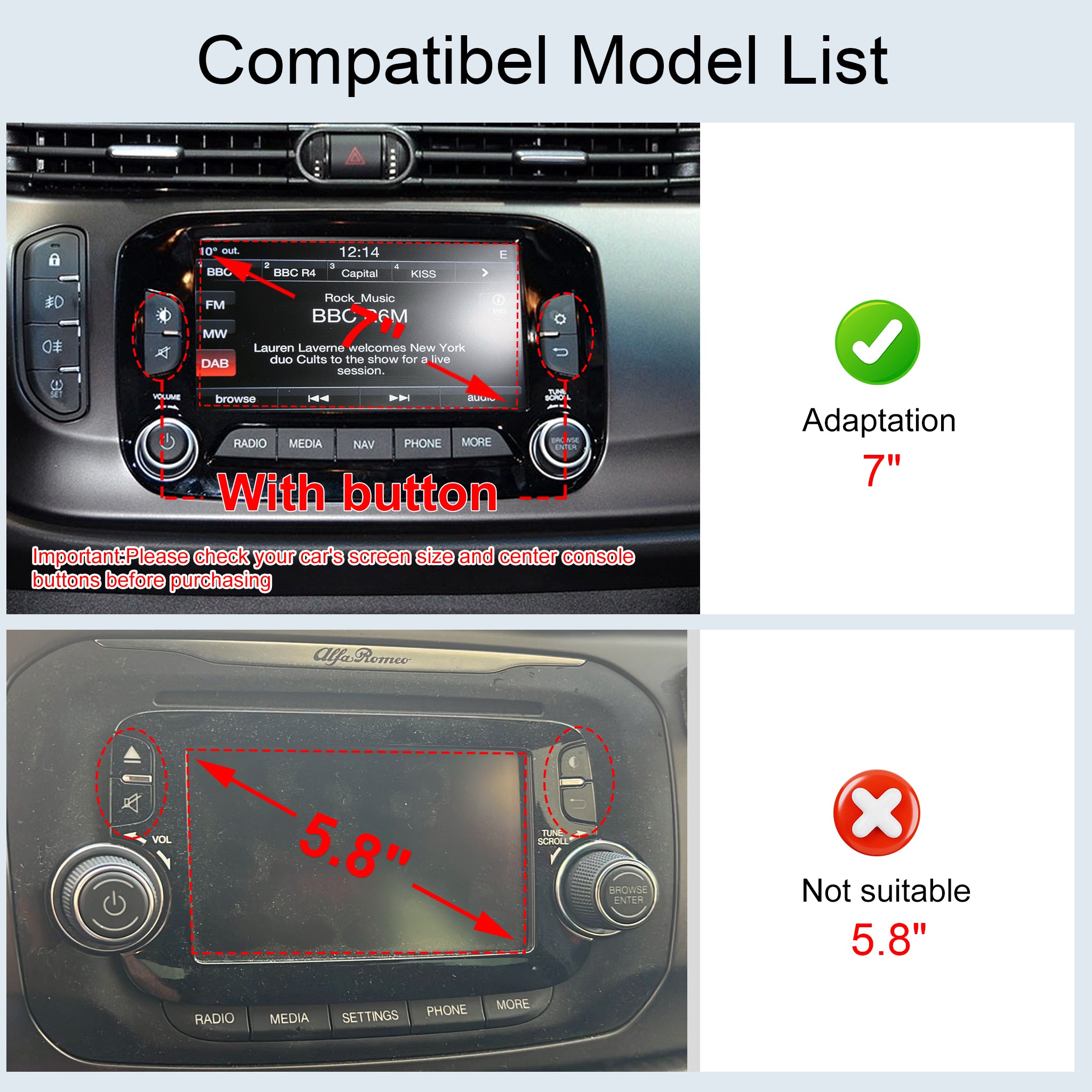 GEN3 Wireless CarPlay & Android Auto Module for Alfa Romeo Giulietta 2014-2019 | ONLY for 7