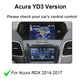 2024 Wireless CarPlay For Acura RDX TLX-L ILX RLX TLX 2013-2018 With Mirror Link AirPlay Android Auto Functions Radio Player