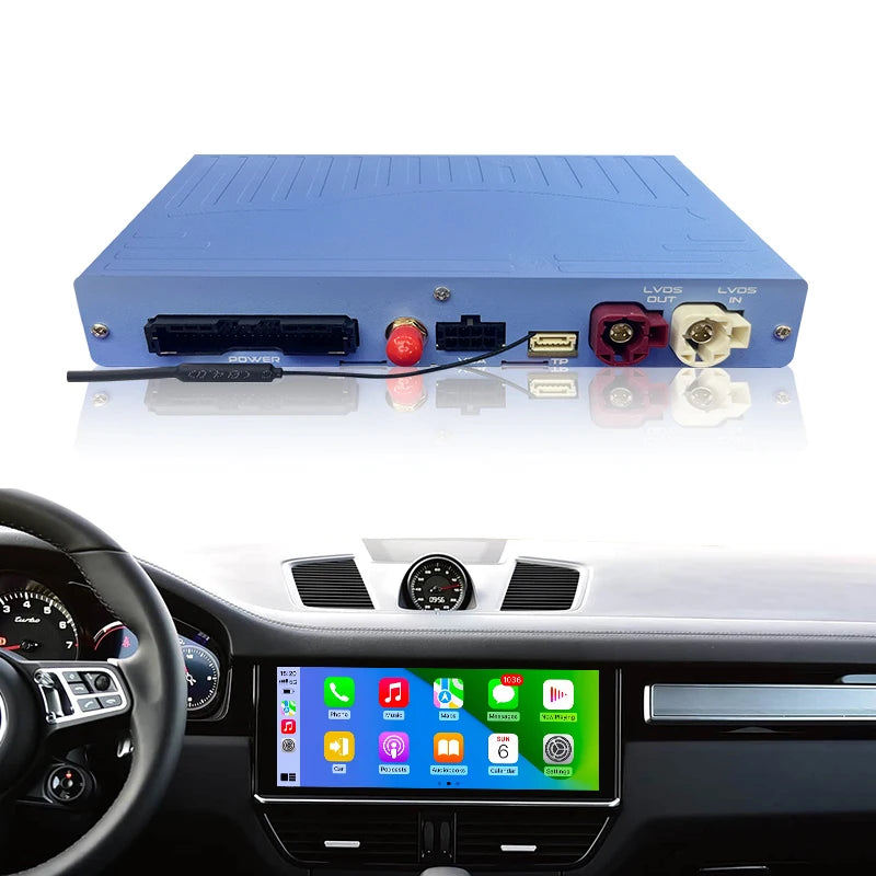 Wireless CarPlay Retrofit for Porsche PCM 5.0 Cayenne, Panamera, Macan, Taycan 2018-2026