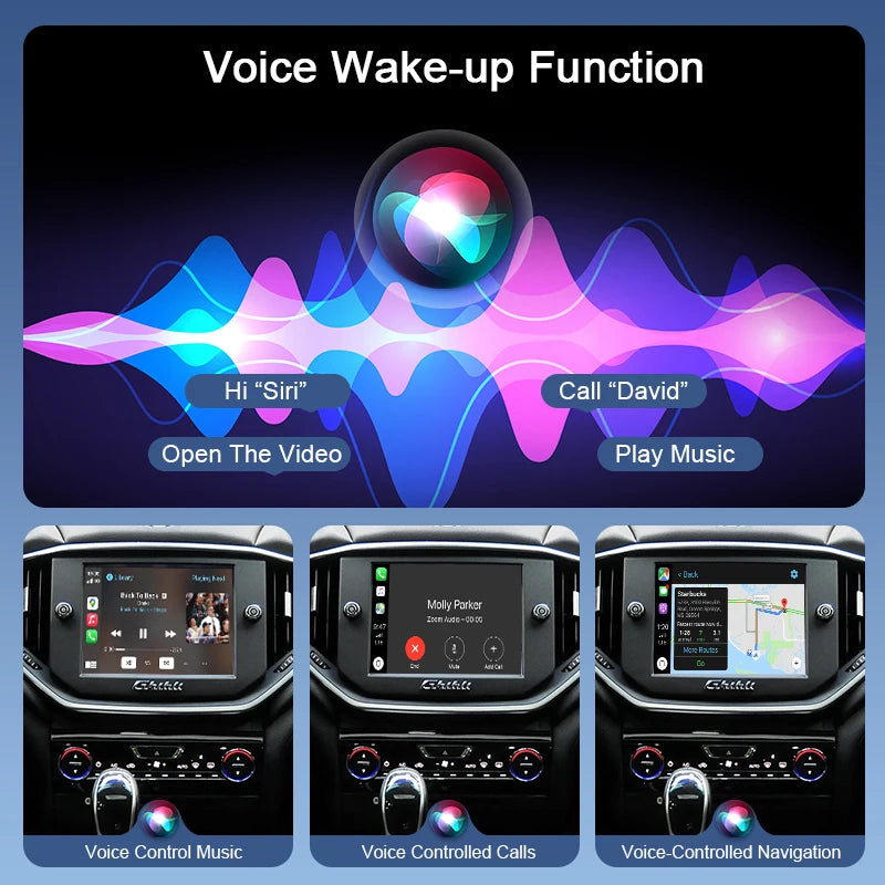 Newest Wireless CarPlay Adapter Maserati Ghibli 2014 Android Auto Mirror Link AirPlay Navi Support Touch Control 360 Camera Siri/Google