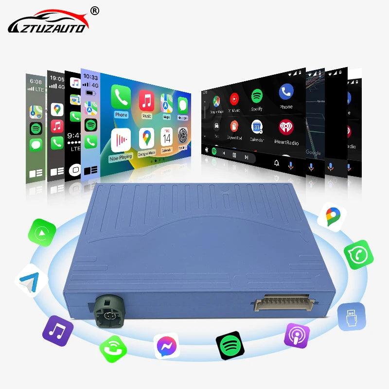 Wireless CarPlay Android Auto MMI Interface for Audi A4 B8 A5 Q5 2008-2016 with AirPlay Mirror Link Functions Reverse Camera