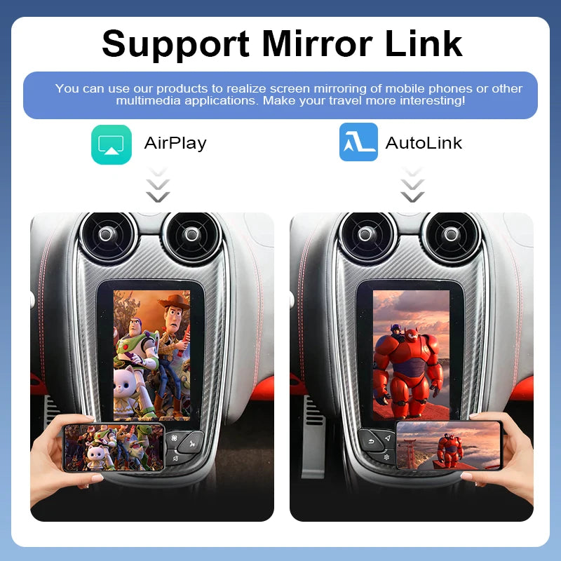2026 Wireless Apple CarPlay Android Auto Adapter Box Compatible for McLaren 12C 650S 570S 600LT 540C 675LT CarPlay Integration Module