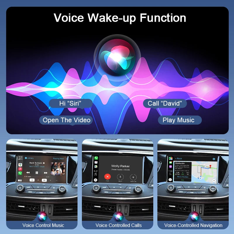 Wireless CarPlay Android Auto Adapter for Buick Envision 2014-2019 OEM 8