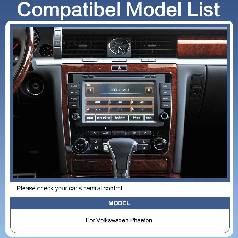 Wireless Android Auto CarPlay for Volkswagen Tiguan Passat RNS510 Skoda Phaeton Support Mirror Link Airplay Navi Touch Control
