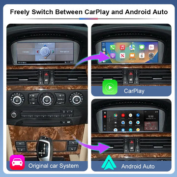 Wireless CarPlay Module for BMW 1/3/5/6 Series E81 E93 E60 E63 X5/X6 E70 E72 CCC System Car Play Mirror Android Auto Adapter