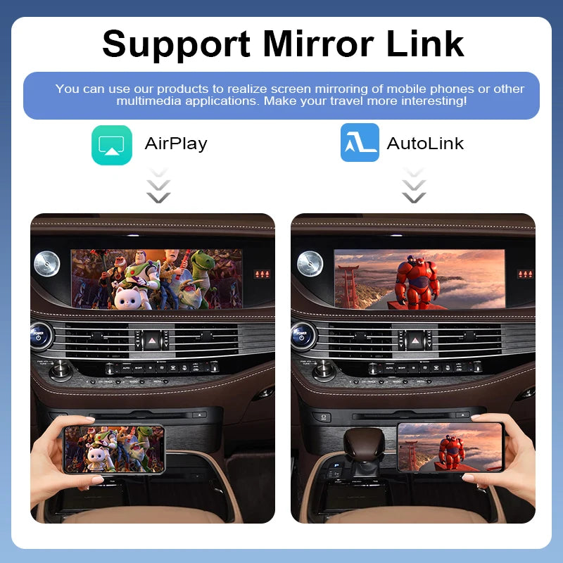 2026 Wireless CarPlay Android Auto Box Lexus LS 2012-2022 OEM Screen Upgrade with Voice Control & Camera Support