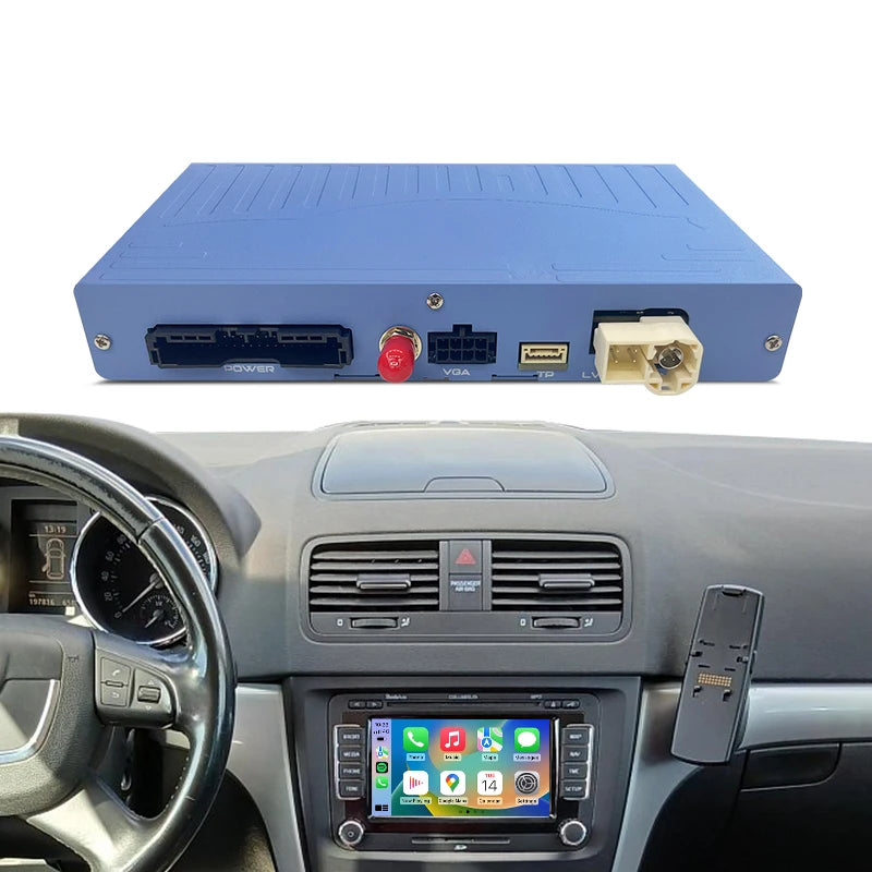 ZTUZAUTO Wireless Android Auto Apple CarPlay Adapter for Skoda Superb Yeti Support Airplay Mirror Link Navigation Touch Control