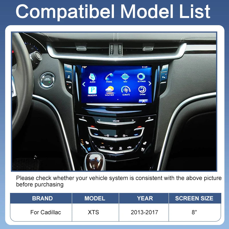 Wireless CarPlay & Android Auto Adapter for Cadillac XTS 2013-2017 ATS SRX XT5 CTS  8
