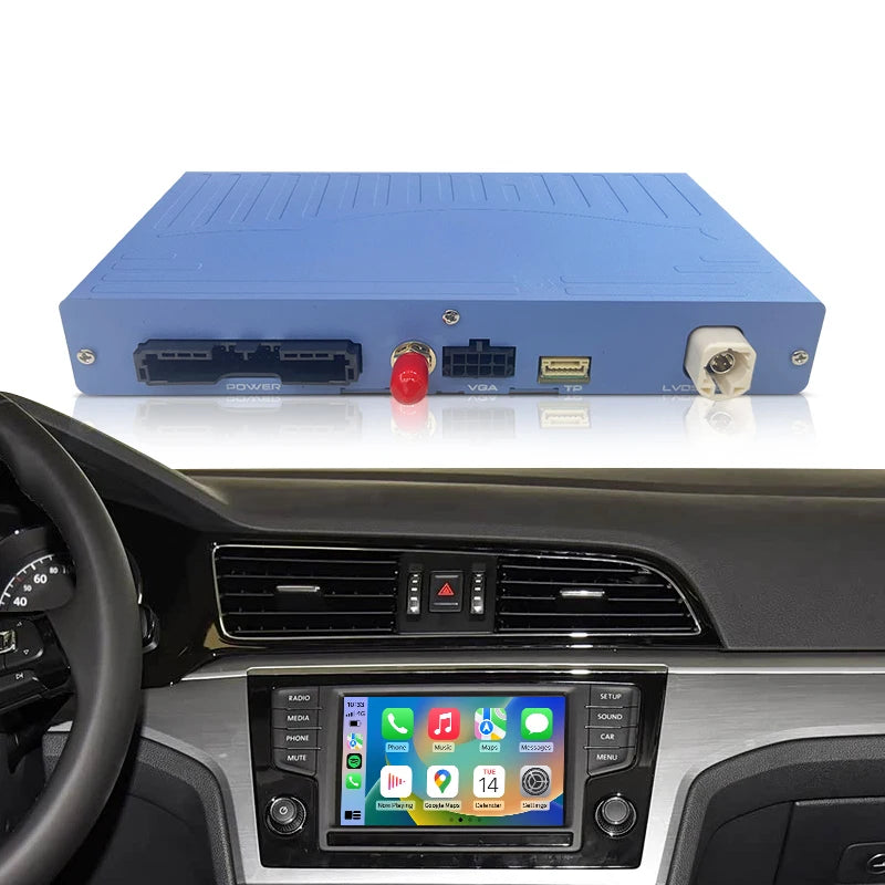 Smart Voice Control Wireless CarPlay Android Auto Interface for VW Volkswagen Passat B8 Golf 7 Tiguan Polo Touareg MIB MIB2 Retrofit Kit