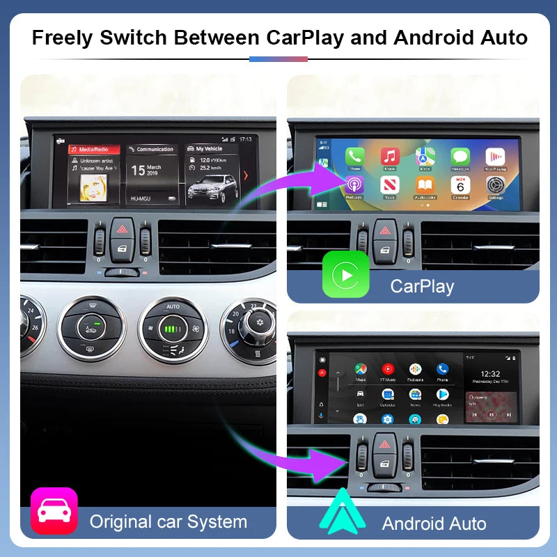 BMW Z4 E89 2009-2018 Wireless CarPlay Android Auto Retrofit Kit Upgrade Factory Screen MirrorLink AirPlay Navigation ZTUZAUTO