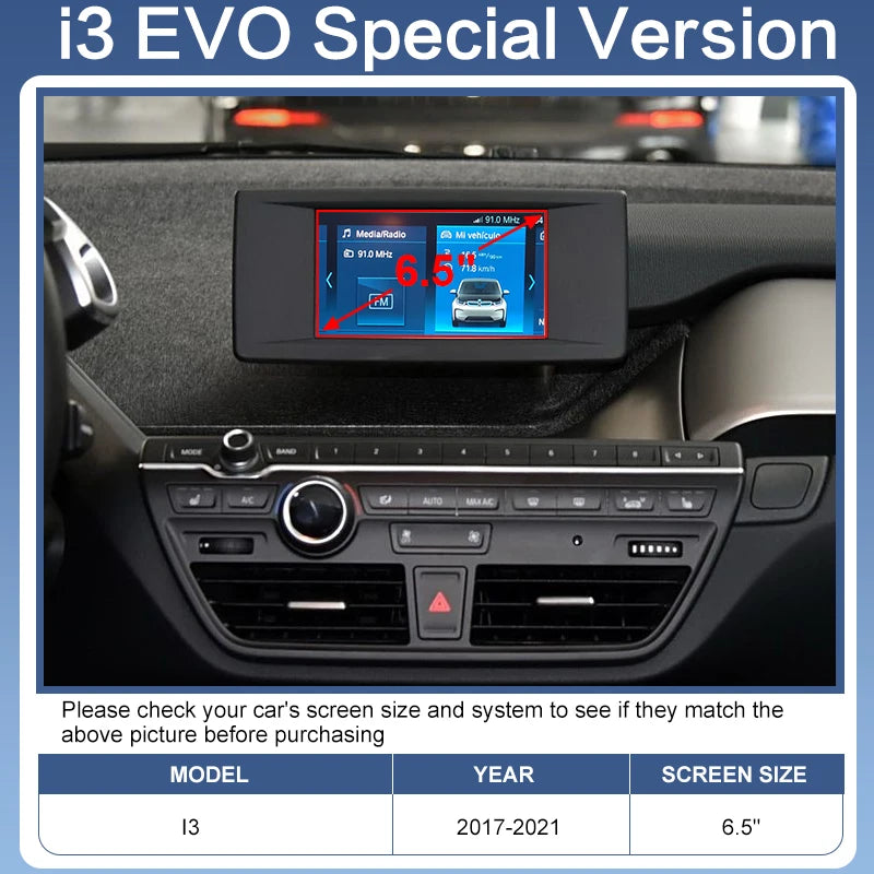 Wireless CarPlay Android Auto Adapter BMW I3 I01 2013-2020 Plug Play NBT/EVO System Supports AirPlay MirrorLink Built-in