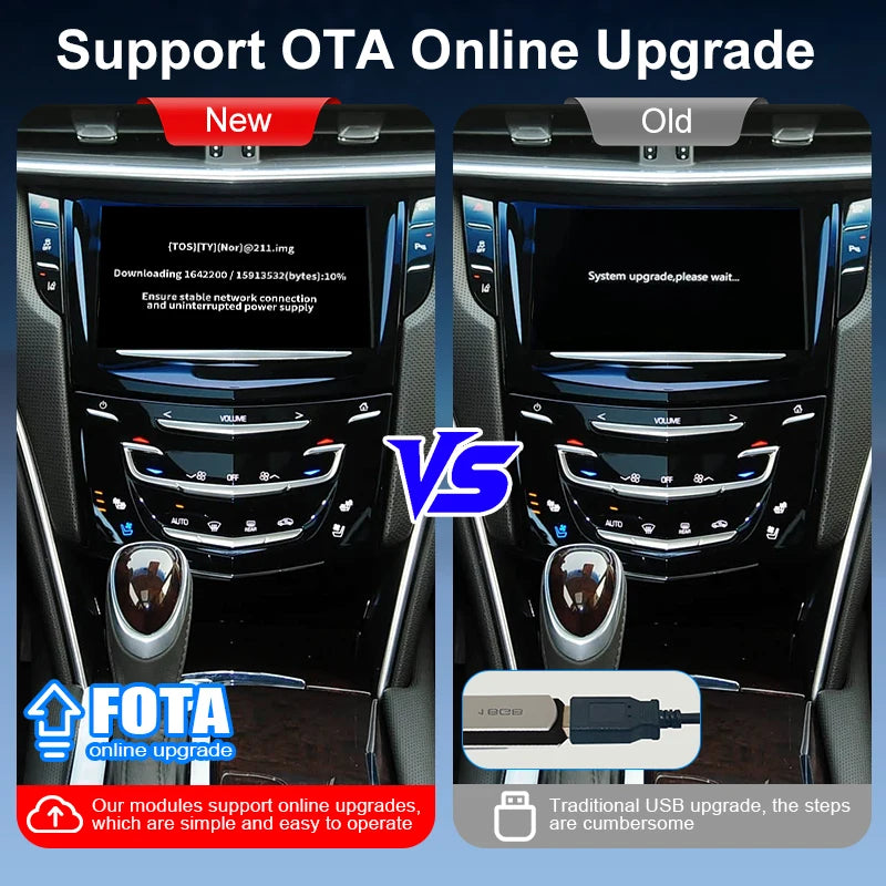 Wireless CarPlay & Android Auto Adapter for Cadillac XTS 2013-2017 ATS SRX XT5 CTS  8