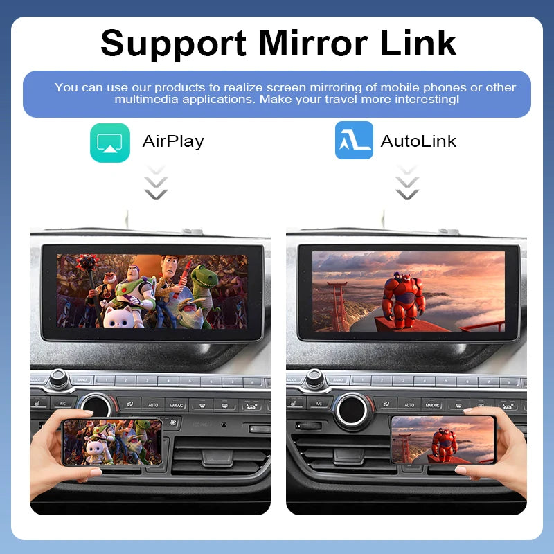 Wireless CarPlay Android Auto Adapter BMW I3 I01 2013-2020 Plug Play NBT/EVO System Supports AirPlay MirrorLink Built-in