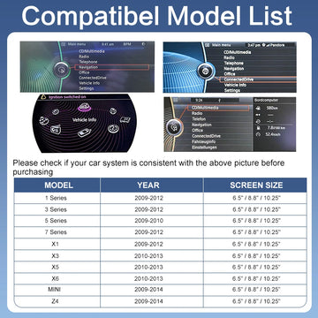 Wireless CarPlay Android Auto Adapter  for BMW 1/3/5/7 Series X1/X3/X5/X6 CIC System with Android Mirror Link AirPlay Car Play