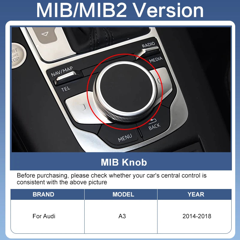 Wireless CarPlay Android Auto Interface ZTUZAUTO for Audi A3 B9 MIB/MIB2 2014-2018 AirPlay Mirror Link Reverse Front Camera Siri