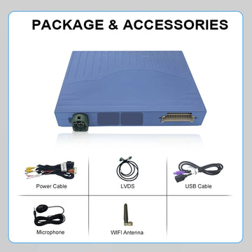 Wireless CarPlay Android Auto Adapter  for BMW 1/3/5/7 Series X1/X3/X5/X6 CIC System with Android Mirror Link AirPlay Car Play