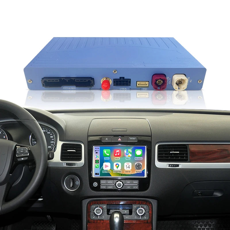 ZTUZAUTO Wireless CarPlay Android Auto Adapter VW Touareg RNS850 2011-2015 OEM 8