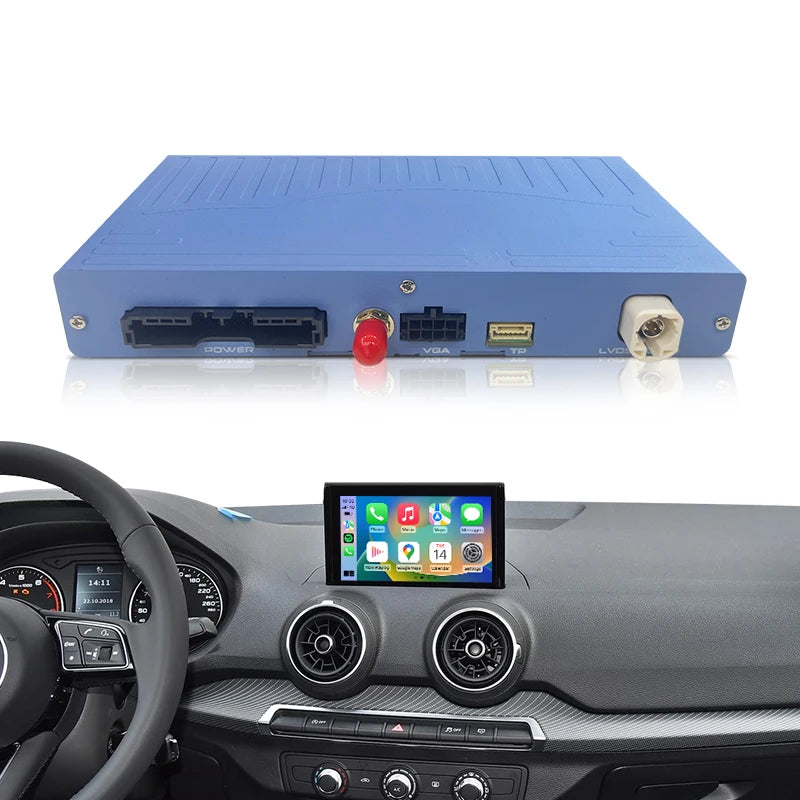 ZTUZAUTO Portable Wireless CarPlay Android Auto Interface for Audi Q2L Q7 MIB/MIB2 2016-2022 with Voice Control