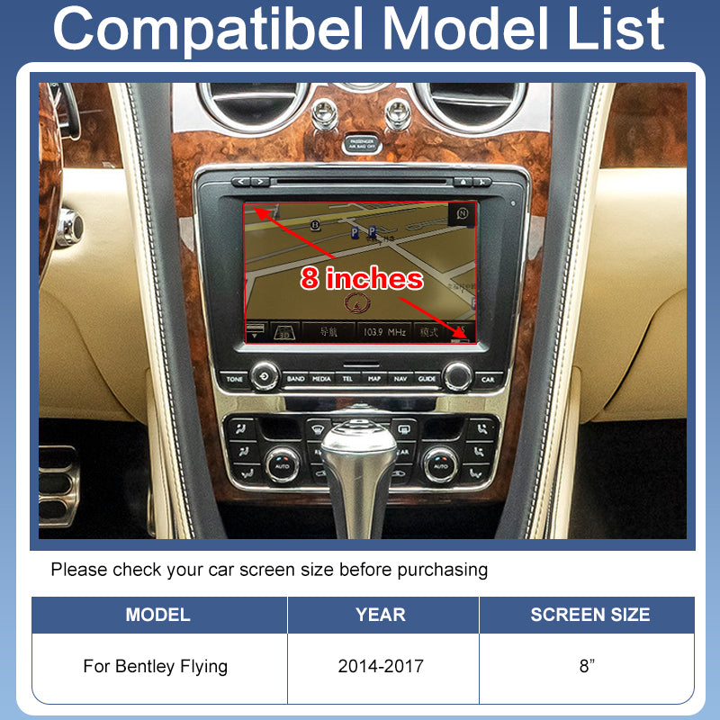 Wireless CarPlay AI Box For Bentley Continental GT/Flying Spur/ Mulsanne  Android Auto Airplay Mirror link Retrofit Multimedia Navigation