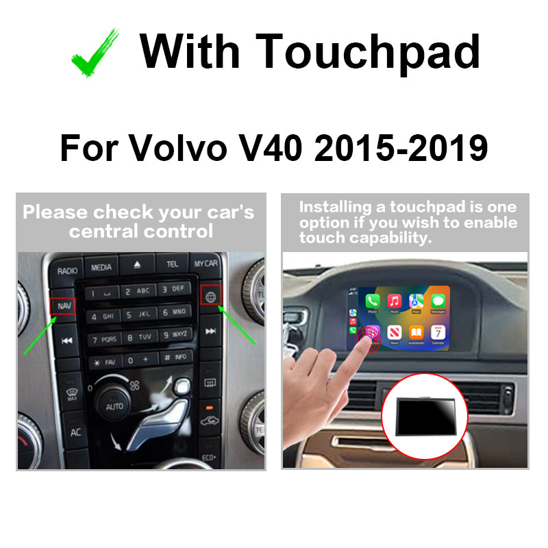 Wireless CarPlay for Volvo V40 2015-2019 XC60 S60L 7
