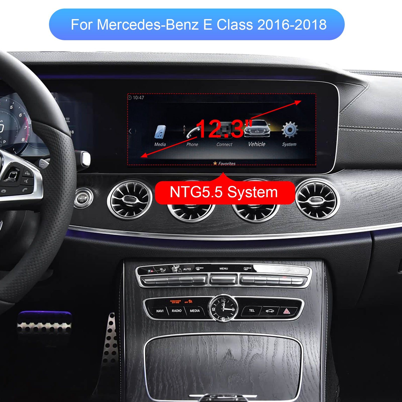 Qualcomm Android 14 Dual Screen Upgrade for Mercedes E-Class