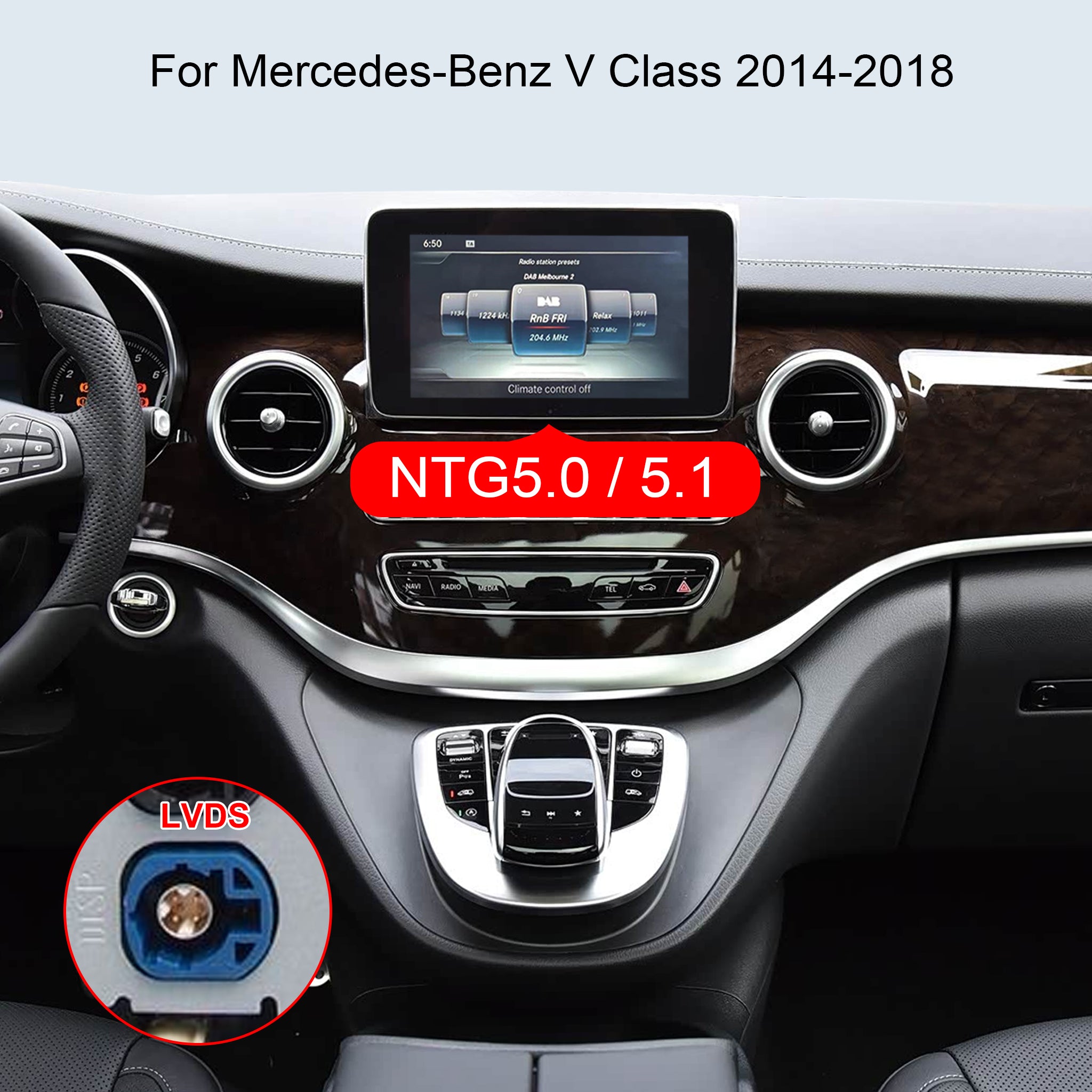 Wireless CarPlay & Android Auto Module for Mercedes-Benz V-Class / Vito (W447) | NTG 5.0 & NTG 6.0 Upgrade